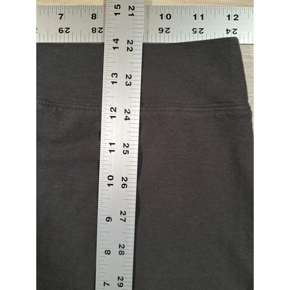 Moda International Womens Gray Cotton Blend Mini Skirt‎ Size S Charcoal Pull On